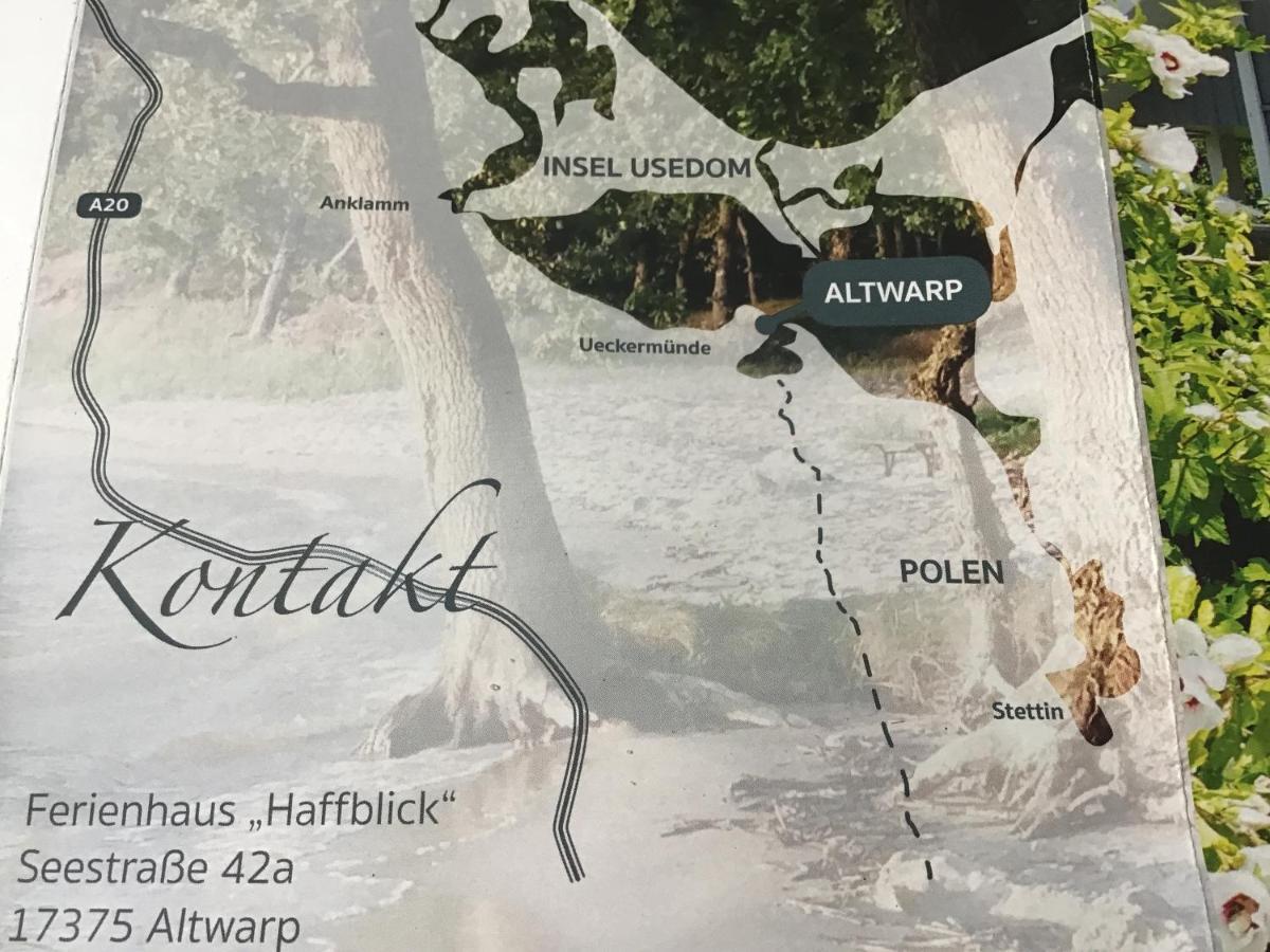 Haffblick Villa Altwarp Екстериор снимка